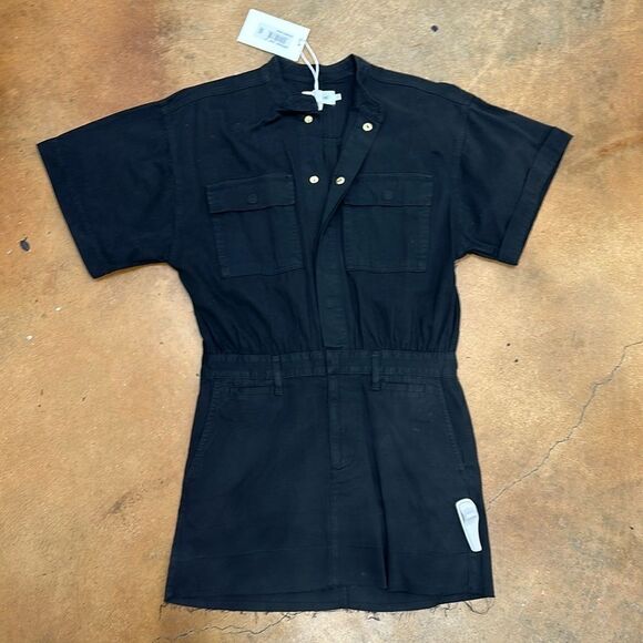 Frame Black Le Tomboy Dress M NWT - Picture 1 of 9